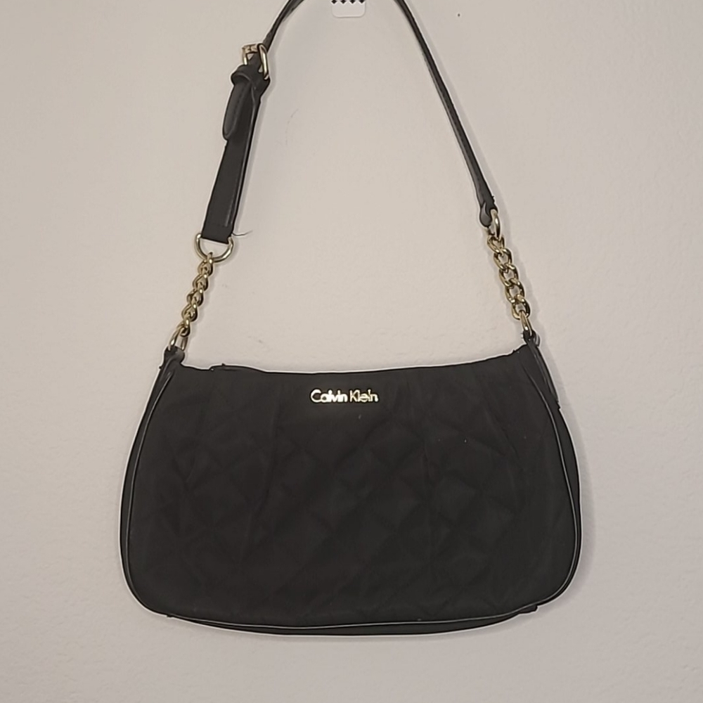 Calvin Klein Quilted Black Purse